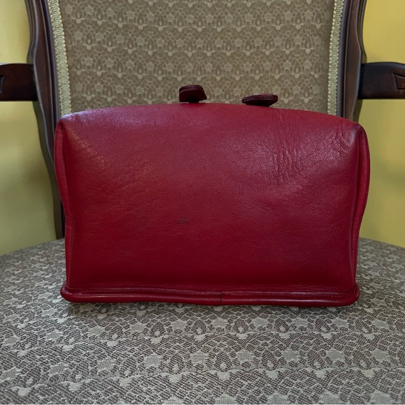 Vintage Coach Red Daypack #9960 - Picture 8 of 16